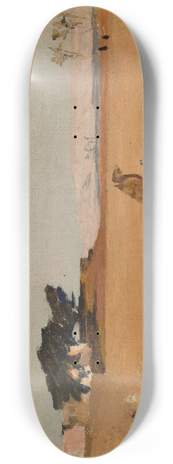 Jan Cigliski - View of the pyramids in the evening. From the journey to Egypt 8.25 inch art skate deck