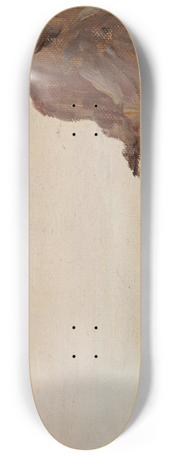 Jan Cigliski - View of the sea and a rock. From the journey to Turkestan 8.25 inch art skate deck