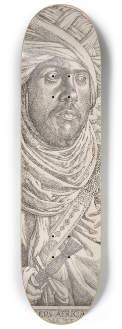 Jan Cornelisz Vermeyen - Portrait of Mulay Ahmad 8.25 inch art skate deck