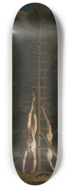 Jan De Baen - The Corpses of the De Witt Brothers 8.25 inch art skate deck