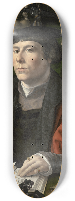 Jan Gossaert - Portrait of a Merchant 8.25 inch art skate deck