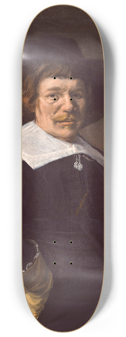 Jan Hals - Portrait of a Man 8.25 inch art skate deck