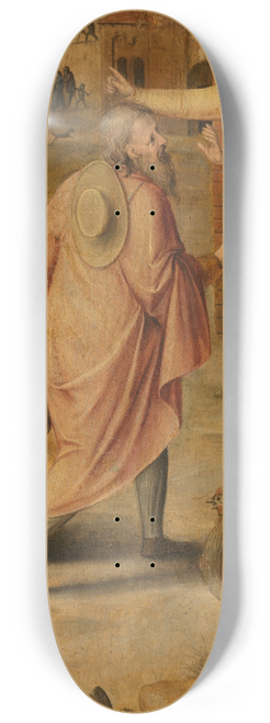 Jan Massijs - Mary and Joseph Find no Lodgings in Bethlehem 8.25 inch art skate deck