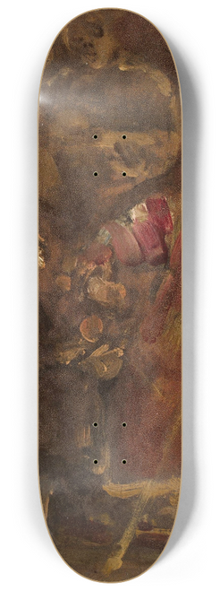 Jan Matejko - Bishop Lubraski establishes the Ecclesiastical Academy in Pozna, sketch 8.25 inch art skate deck