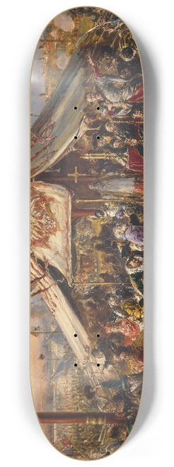 Jan Matejko - Power of Commonwealth at its Zenith, from the series History of Civilization in Poland 8.25 inch art skate deck