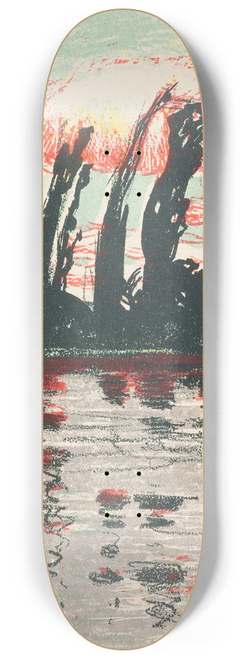 Jan Stanislawski - Poplars 8.25 inch art skate deck