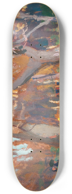 Jan Stanislawski - The Planty Park in Krakow 8.25 inch art skate deck