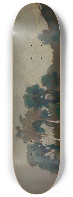 Jan Stanislawski - Trees on the Meadow 8.25 inch art skate deck