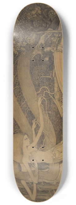 Jan Toorop - O Grave, where is thy Victory 8.25 inch art skate deck