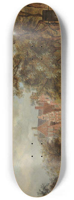 Jan van der Heyden - The Herengracht, Amsterdam, Viewed from the Leliegracht 8.25 inch art skate deck