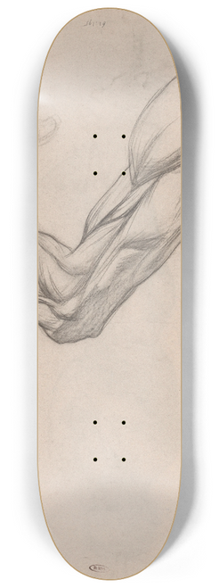 Jan Veth - Anatomische studie van de spieren van een rechterarm 8.25 inch art skate deck