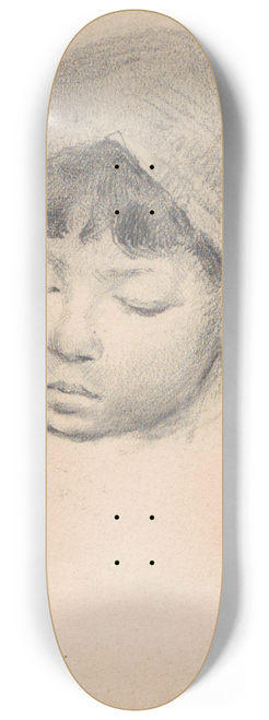 Jan Willem Rosier - Head of a Child 8.25 inch art skate deck
