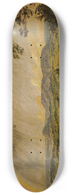 Jasper Francis Cropsey - A Passing Shower Over Mts. Adam And Eve 8.25 inch art skate deck