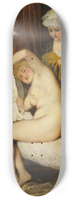 Jean-Antoine Watteau - A Woman at Her Toilet 8.25 inch art skate deck