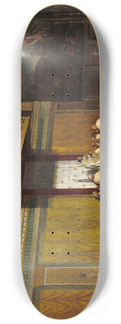 Jean Auguste Dominique Ingres - Pope Pius VII in the Sistine Chapel 8.25 inch art skate deck