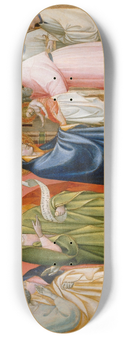 Alvaro Pirez - The Presentation in the Temple 8.25 inch art skate deck