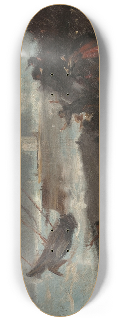 Jean-Baptiste Carpeaux - Naufrage dans le port de Dieppe 8.25 inch art skate deck