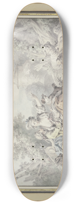 Jean-Baptiste Huet - Shepherd Scene 8.25 inch art skate deck