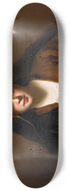Jean-Baptiste Santerre - Veiled Woman 8.25 inch art skate deck