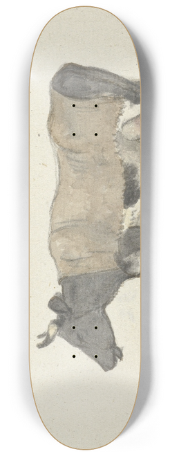 Jean Bernard - Staande koe met deken, naar links 8.25 inch art skate deck