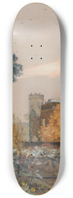 Jean Charles Cazin - Chteau en cosse 8.25 inch art skate deck