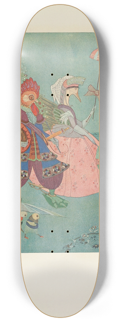 Jean de Bosschre - All the Birds were very proud of their Appearance 8.25 inch art skate deck
