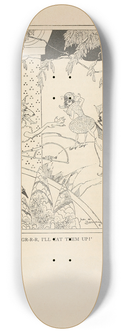 Jean de Bosschre - Gr-r-r, Ill eat them up! 8.25 inch art skate deck