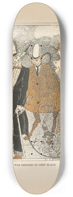 Jean de Bosschre - He was dressed in deep black 8.25 inch art skate deck
