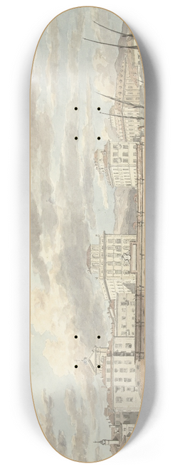Jean Grandjean - De haven van Civitavecchia 8.25 inch art skate deck