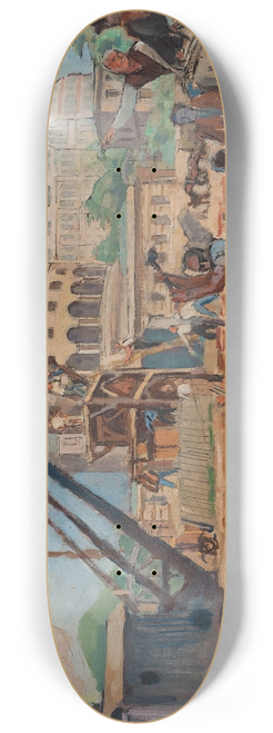 Jean Hippolyte Marchand - Le Travail 8.25 inch art skate deck