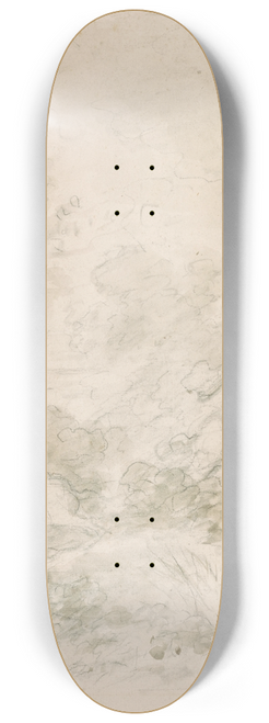 Jean-Honor Fragonard - Ferrau and Orlando Chasing Sacripante 8.25 inch art skate deck