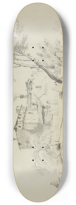 Jean-Jacques de Boissieu - Italienisches Gehft 8.25 inch art skate deck