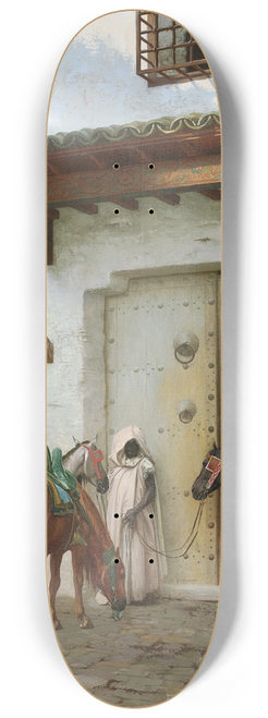 Jean-Lon Grme - Chevaux tenus par un esclave (La Halte) 8.25 inch art skate deck