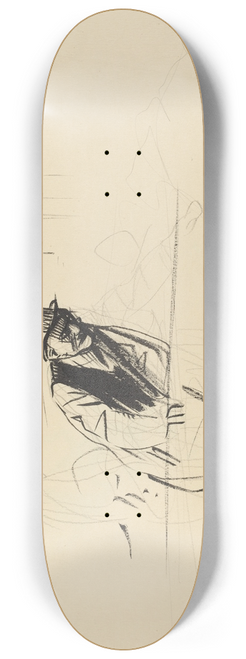 Jean-Louis Forain - Negotiations at the Trianon Palace, Versailles 8.25 inch art skate deck