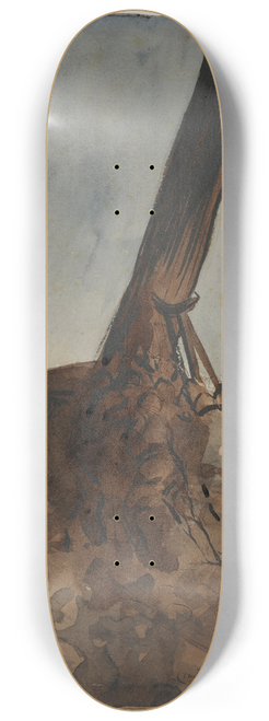 Jean-Louis Forain - Pose dun observatoire par des camoufleurs 8.25 inch art skate deck