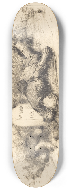 Jean-Louis Forain - The End  Verdun 8.25 inch art skate deck