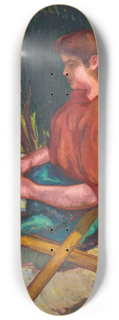 Jean Pesk - Lecture dans le transat 8.25 inch art skate deck