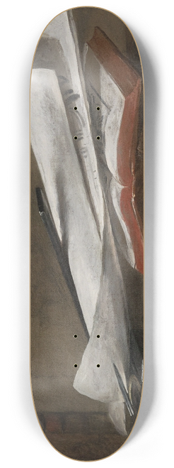 Jean Simon Chardin - Attributes of the Architect 8.25 inch art skate deck