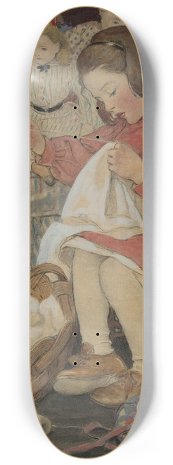 Jessie Willcox Smith - How Doth the Little Busy Bee 8.25 inch art skate deck