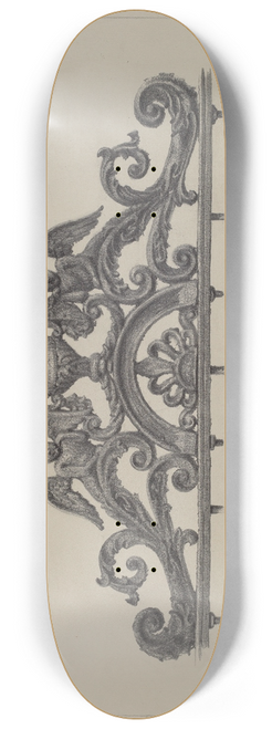 J. Howard Iams - Cast Iron Gate Top 8.25 inch art skate deck