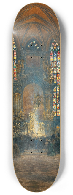 Jindich Tomec - Mass at St. Stephens Cathedral 8.25 inch art skate deck