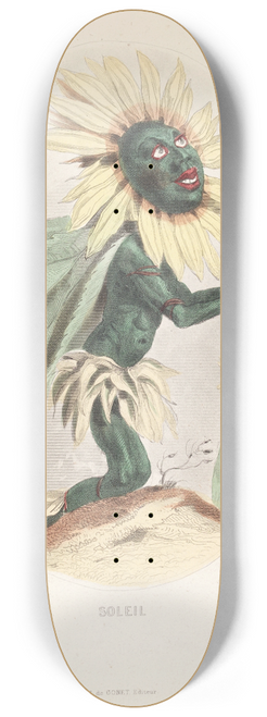 J. J. Grandville - Soleil 8.25 inch art skate deck