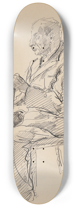 Jn Novk - Sediaci star mu s palicou 8.25 inch art skate deck