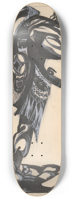 Jn Novk - tdia k nvrhu na oblku ku knihe tefana Grfa Juro Jnoiak 8.25 inch art skate deck