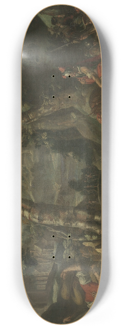 Joachim Wtewael - Meeting between David and Abigail 8.25 inch art skate deck