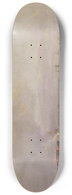 Johan Christian Dahl - View over resund near the Lime Works 8.25 inch art skate deck