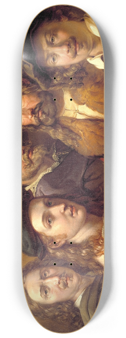 Johan Gustaf Sandberg - Rafael, Rembrandt Harmensz. van Rijn, Nicolas Poussin, Albrecht Drer and Peter Paul Rubens 8.25 inch art skate deck