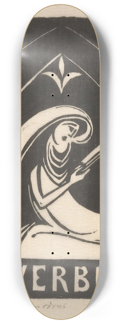 Johannes Frederik Engelbert ten Klooster - Ex libris van Gerrit-Jan Verburgt 8.25 inch art skate deck