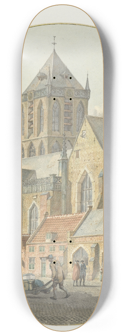 Johannes Huibert Prins - De St.-Jacobskerk te Utrecht 8.25 inch art skate deck