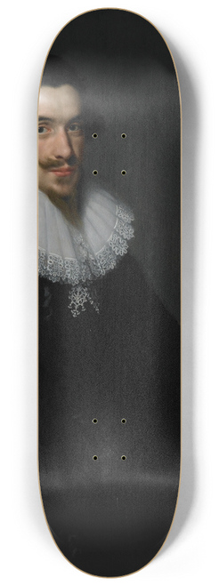 Johannes Paulus Moreelse - Portrait of Lucas van Voorst 8.25 inch art skate deck